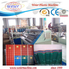 High efficiency PVC Glazed Wave Plate making line